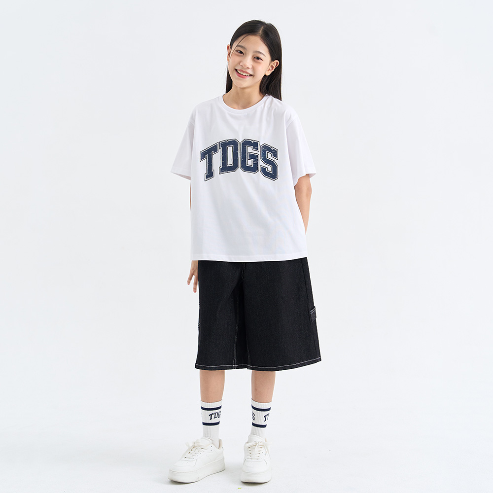더데이걸 밴딩 카펜더 버뮤다 데님 TGTH26306 - 상품 이미지