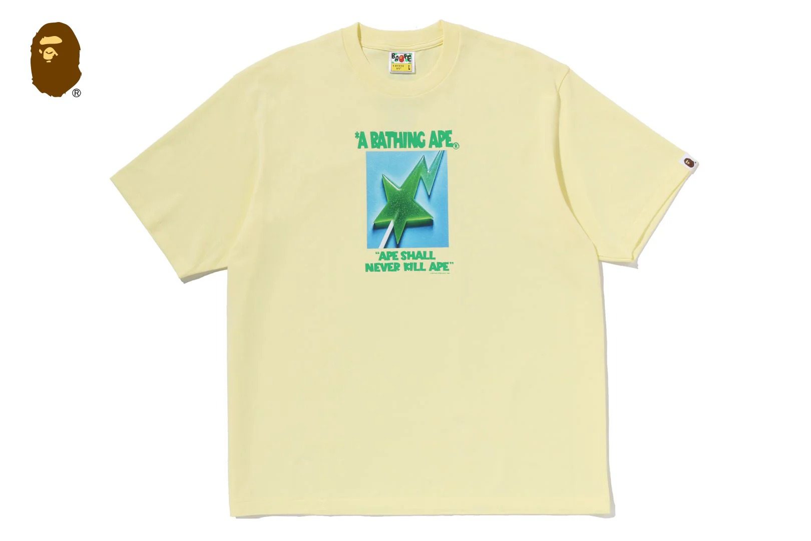 베이프 반팔티 LOLLIPOP STA GRAPHIC RELAXED FIT TEE 1M30-110-336 - 상세 이미지 2