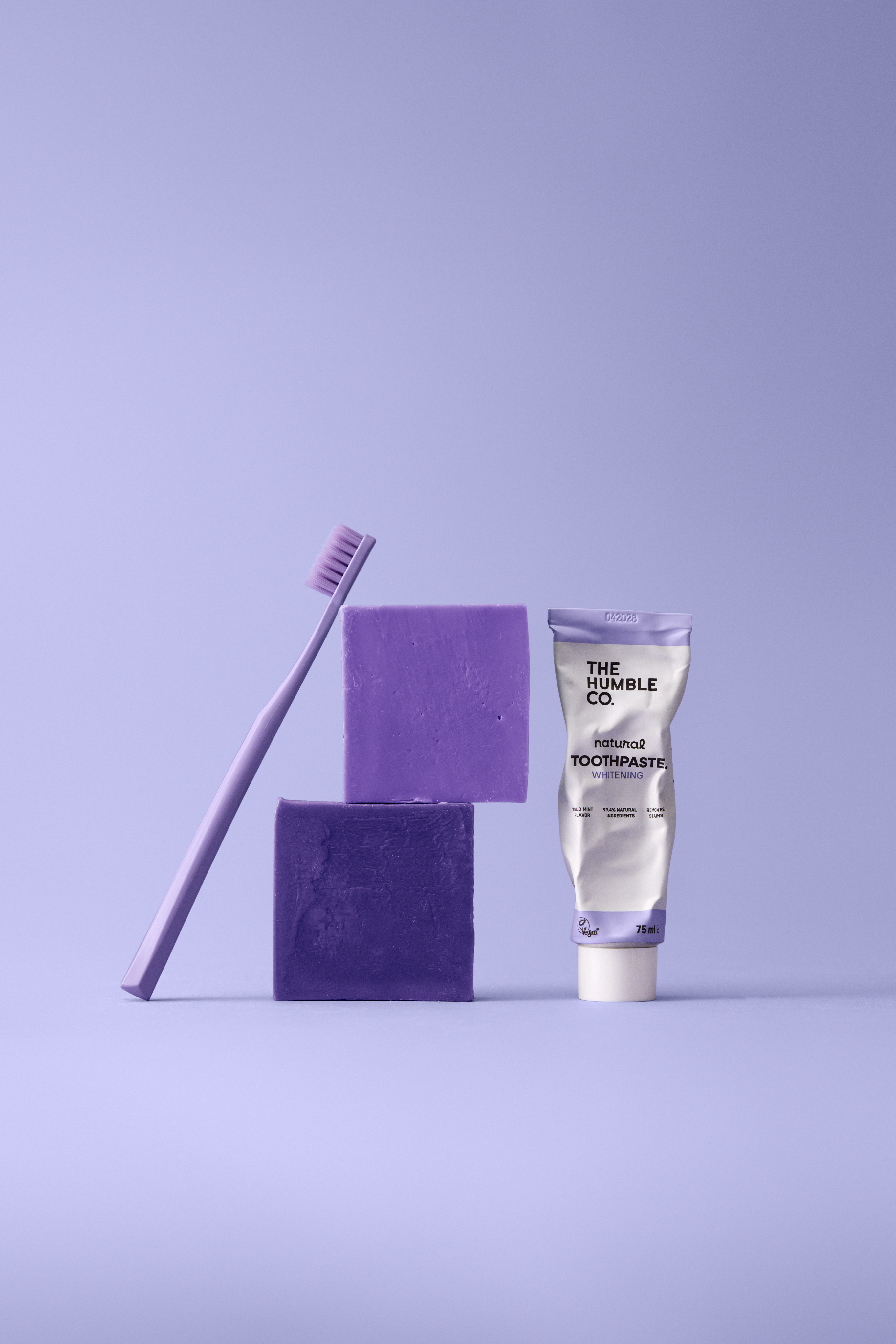 친환경 재질 PLA 100% 생분해  더험블코 험블브러쉬 비건 칫솔  PRO 7K bristles BPA프리 퍼플, 1개입, 1개 - 상세 이미지 3