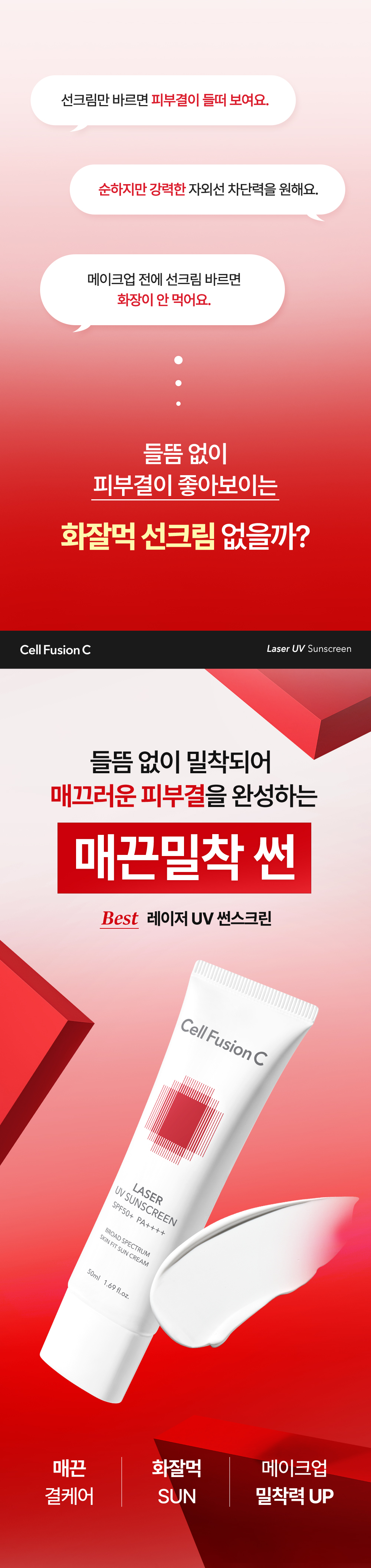 cellfusionc Laser UV filter system sunscreen