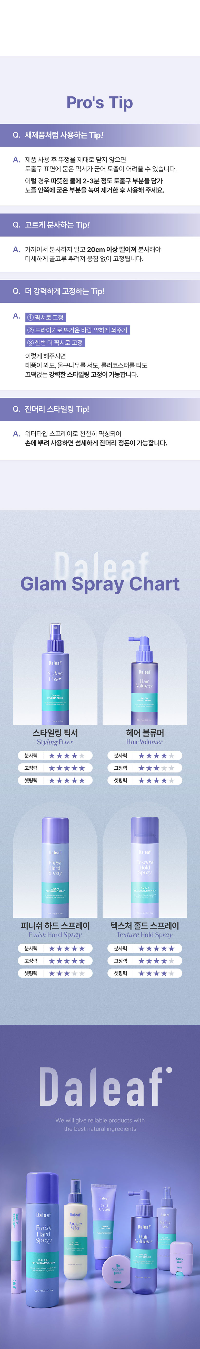 DALEAF Glam Hair Volumer & Glam Styling Fixer Set - description 34