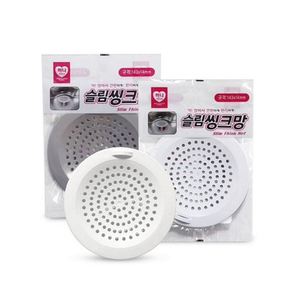 음식물 싱크대 거름망 배수구 싱크망 슬림형 주방용 - 상품 이미지
