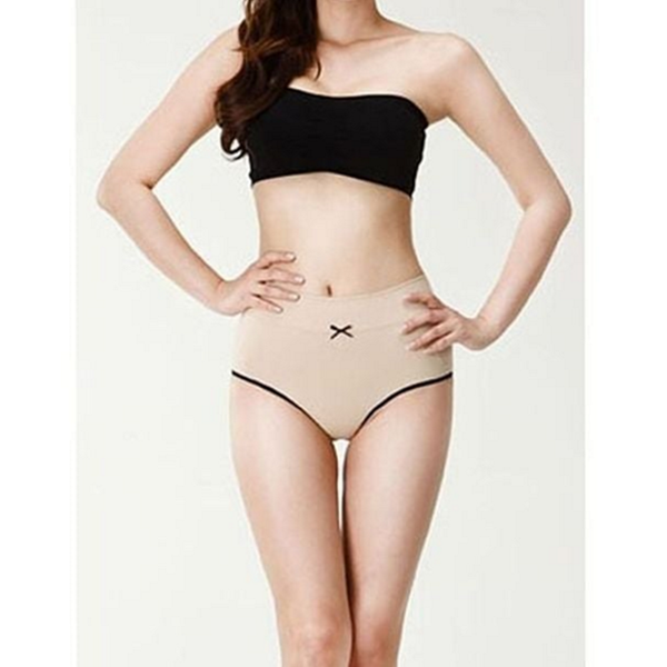 힙업 여성 거들 팬티 하이 면 거들 팬티 압박 복부 - 상품 이미지