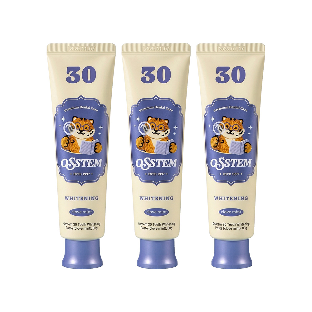 오스템 30 치아미백제 80g, 3개