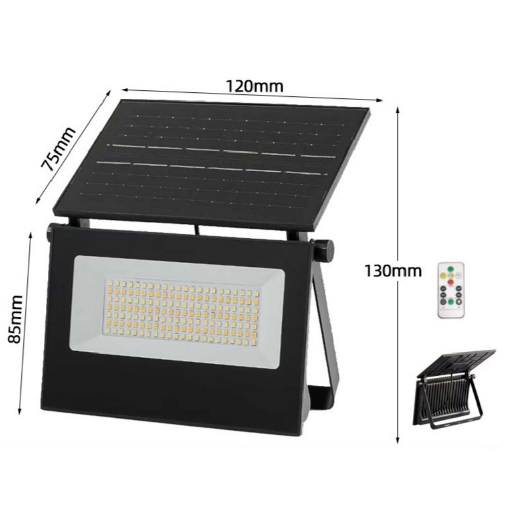 대원쏠라텍 LED 태양광 투광등 서치등 태양열 조명 일체형 무선 벽부 전등 정원등 가로등 - 상세 이미지 3