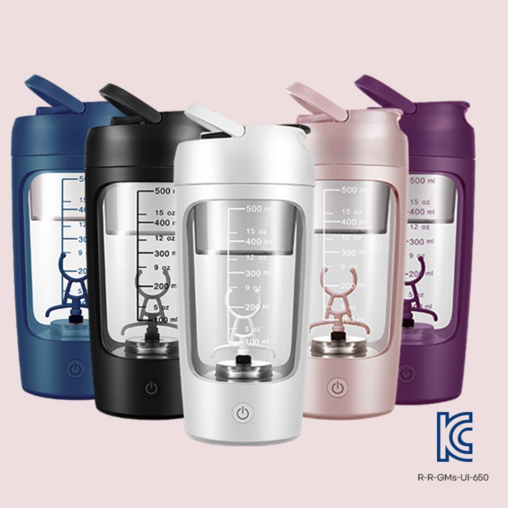 트라이탄 물병 눈금 쉐이커통 보틀 블렌더 헬스 프로틴 단백질 스포츠 전동 650ml - 상세 이미지 2