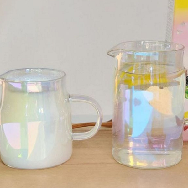 데일리 내열 유리 물병 냉장고 카페 유리 저그 아이스 용기 - 상품 이미지