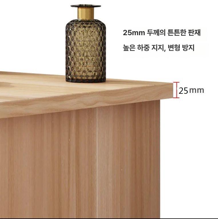 ㄷ자 책상 원목 가정용 코너 넓은 사무용 데스크 침실 책꽂이 컴퓨터 원룸 스틸 - 상세 이미지 4