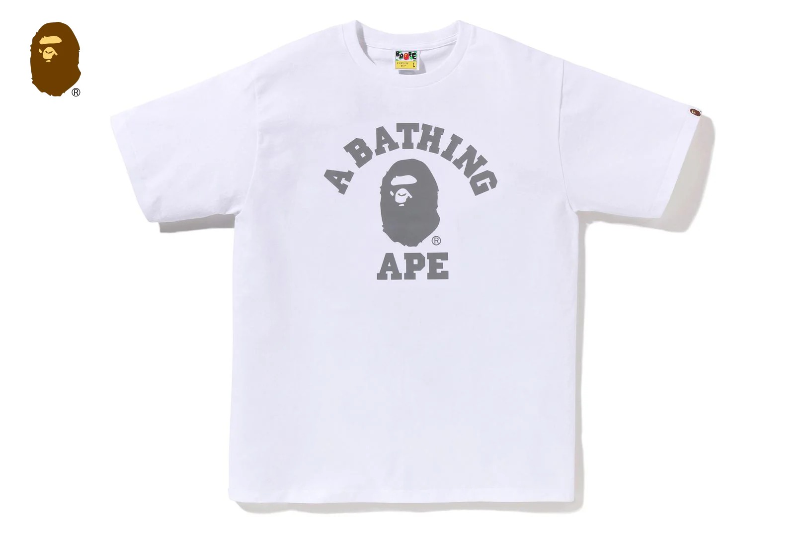 베이프 반팔티 REFLECTIVE ON COLLEGE TEE 1M20-110-007 - 상세 이미지 2