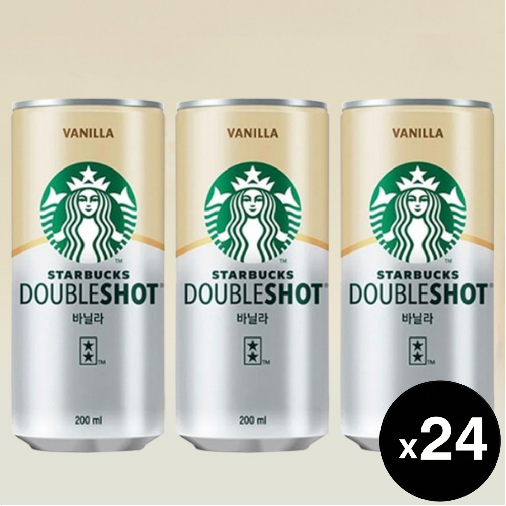스타벅스 더블샷 바닐라, 200ml, 24개 - 상품 이미지