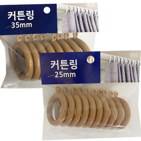 봉커텐 커튼 고리 커튼용 커튼 링 창문 부속 - 상품 이미지