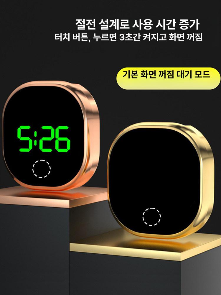 차량용 대쉬보드 시계 보드 온도계 야광 대시보드 자동차 부착 - 상세 이미지 3
