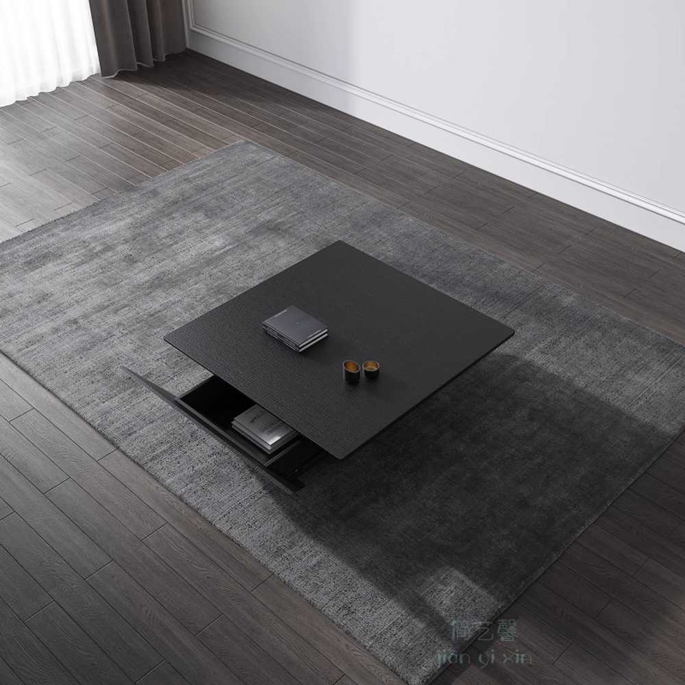 수납형 거실 테이블 인테리어용 고급 소파 커피 협탁 80x80x35 이미지 6