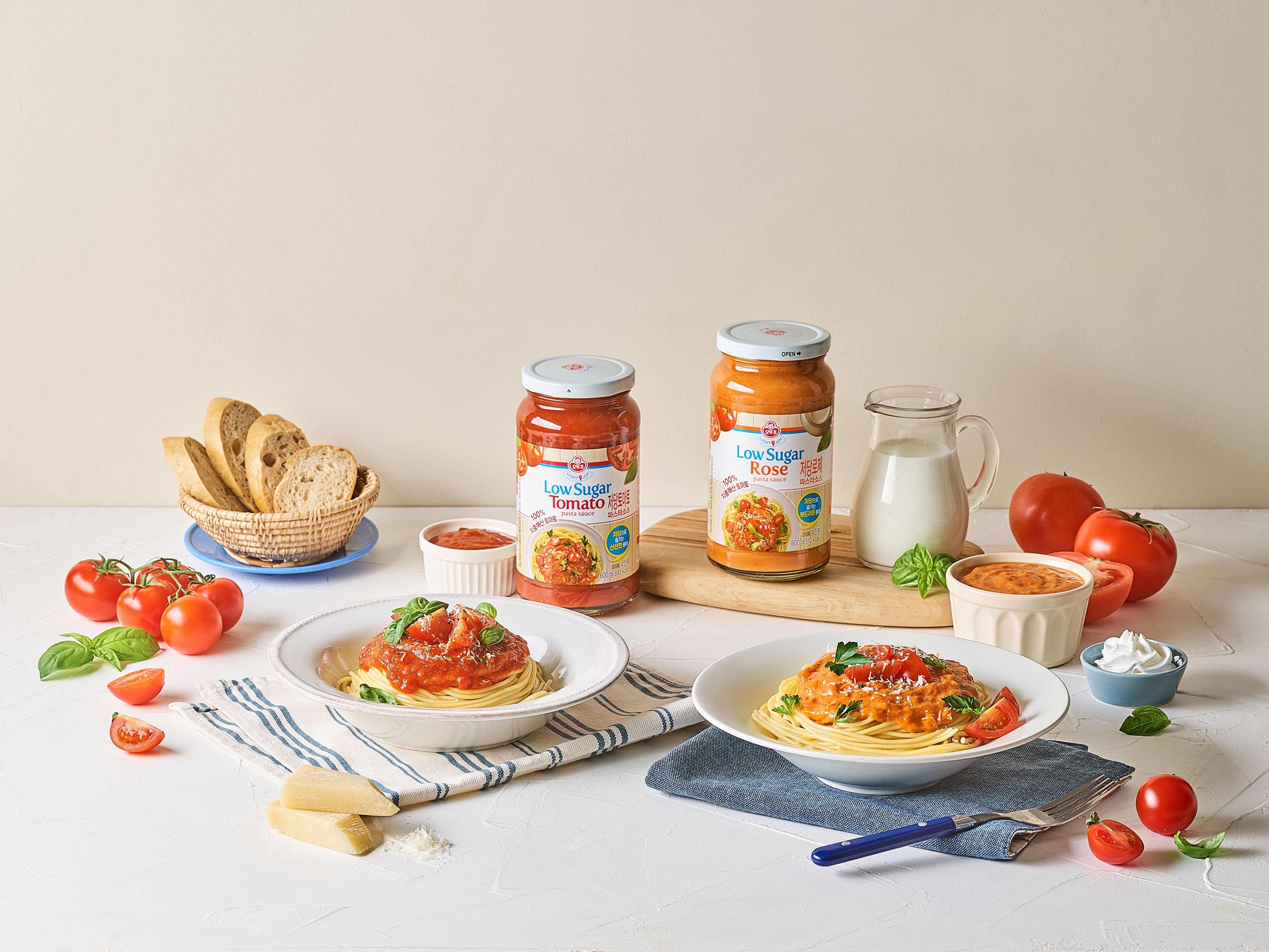 [슈퍼적립] [파스타면 택1 증정] [NEW] [2+2] 오뚜기 LIGHT&JOY 저당 토마토 600G + 저당 로제 600G 외 15종 - 상세 이미지 2