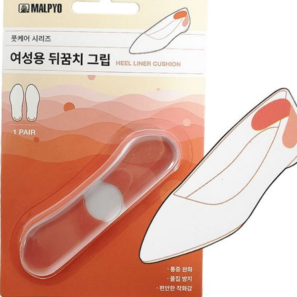 실리콘 여성 뒤꿈치 패드 하이힐 여성 발 뒤꿈치 패드 미끄럼 - 상품 이미지