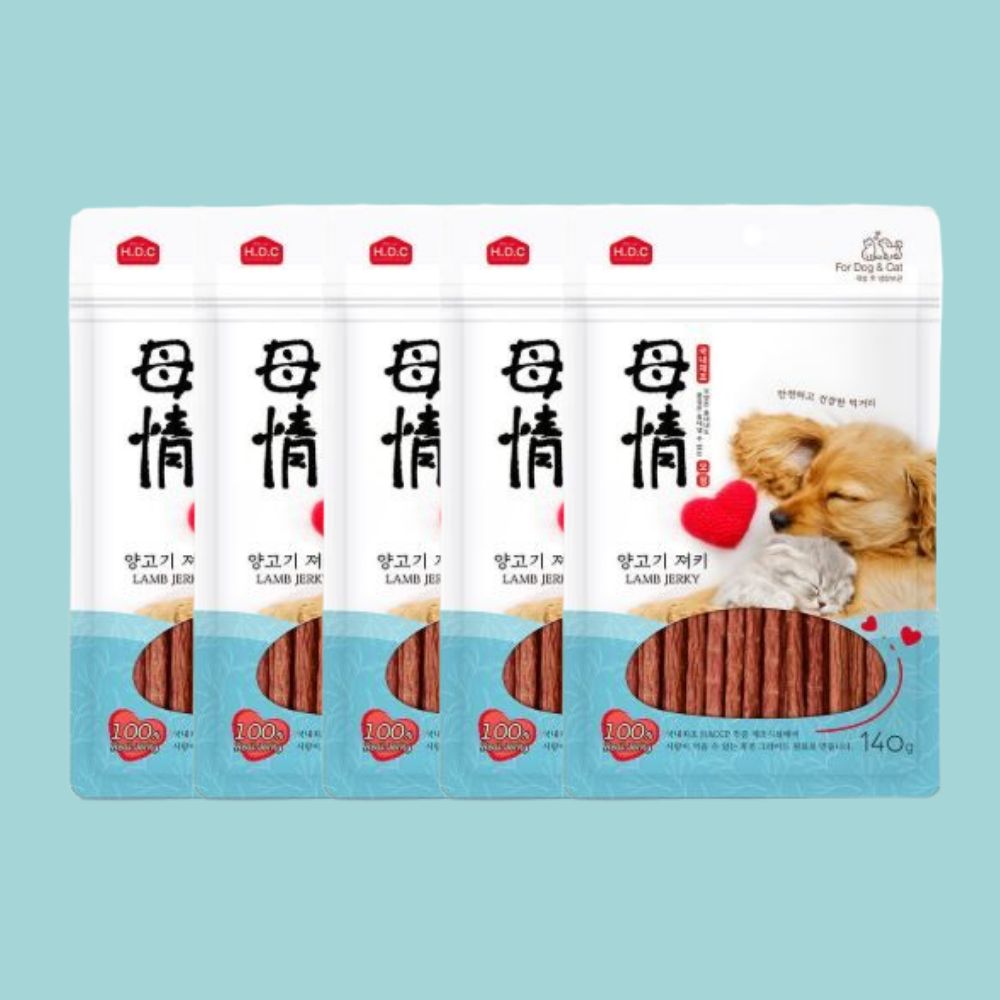 아스쿠 모정 강아지 져키 노즈워크간식 양고기, 140g, 5개 - 상품 이미지