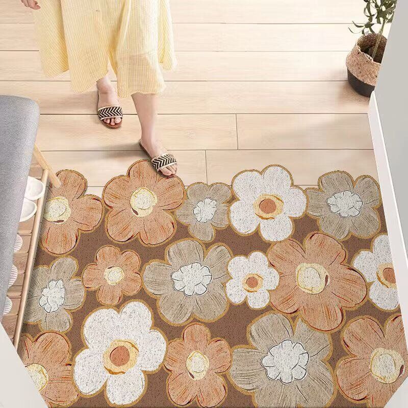 현관매트 코일 바닥 아파트 출입구 바닥 미끄럼방지 따뜻한 블루 80x80cm 이미지 8