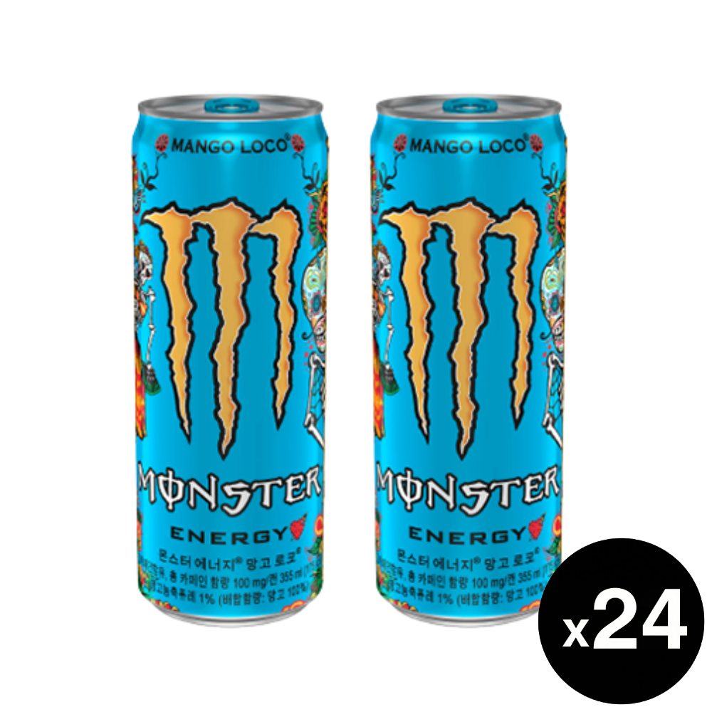 몬스터 에너지 망고로코, 355ml, 24개 - 상품 이미지