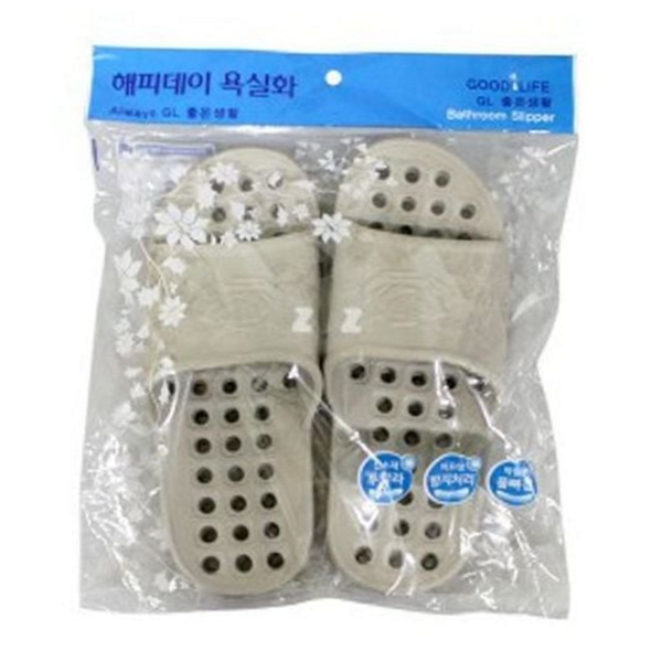 미끄럼 욕실 슬리퍼 물빠짐 화장실 슬리퍼 베란다 남성 - 상품 이미지