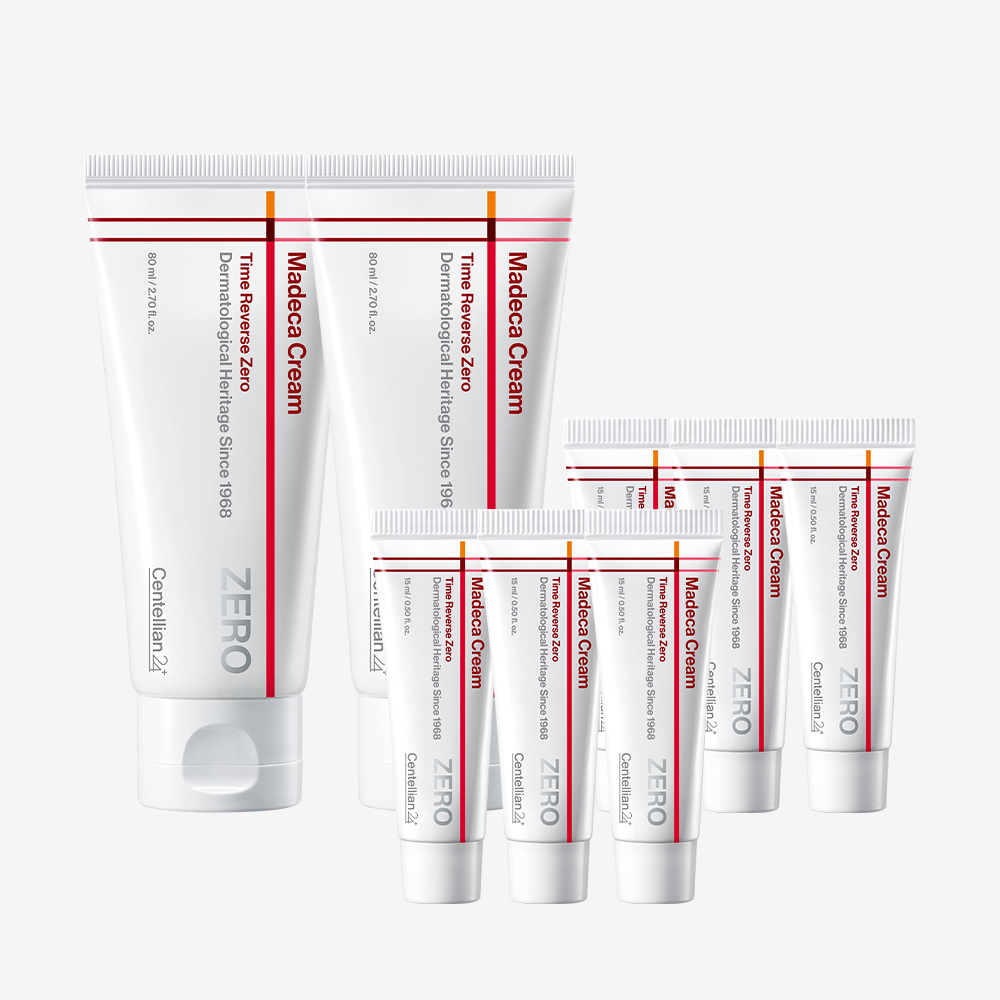 [총250ml] 센텔리안24 마데카크림 제로 80ml 2개 + 15ml 6개 / 병풀 시카 테카 히알루론산 성분으로 수분, 보습, 미백, 탄력에 도움 시즌7 이미지 8
