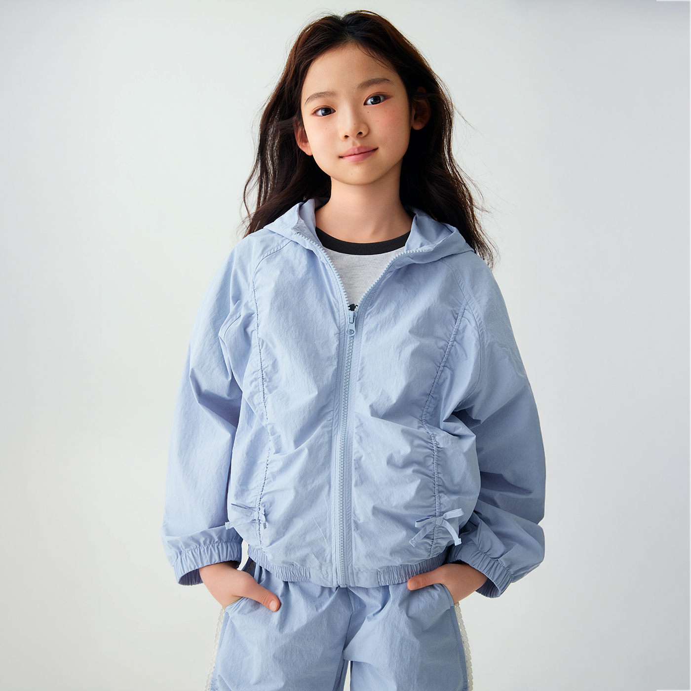 [당일출고] 스파오키즈 셔링 윈드브레이커 바람막이 SPJJG23KG1 제품 이미지