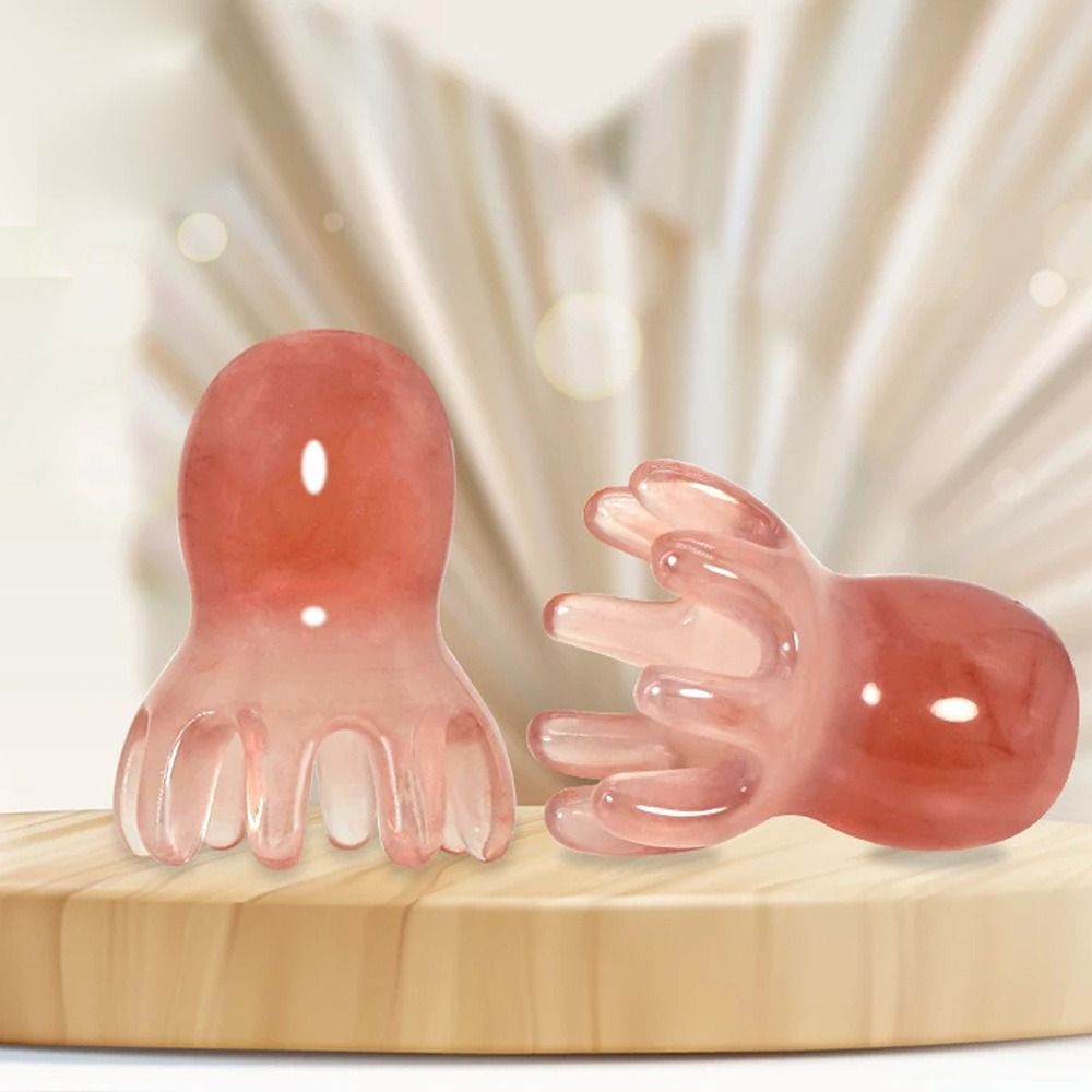 영롱한 문어 괄사 마사지기 두피 마사지 승모근 바디 몸 관리 경락 지압 안마기 이미지 6