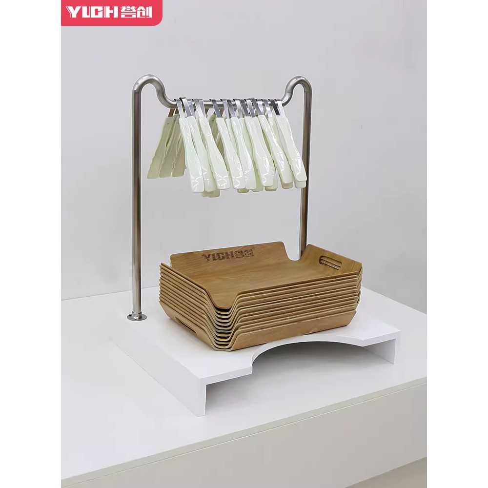 베이커리 집게 걸이 제과점 빵집 트레이 보관함 거치대 - 상세 이미지 3