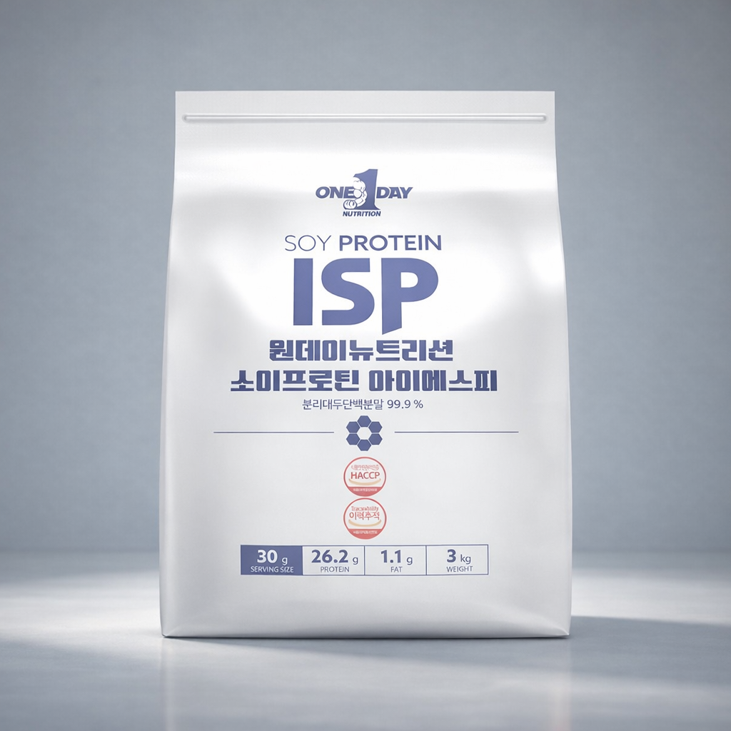 분리대두단백 비건 식물성 단백질 소이프로틴 쉐이크 단백질 많은 음식 마이백 ISP 3kg - 상품 이미지
