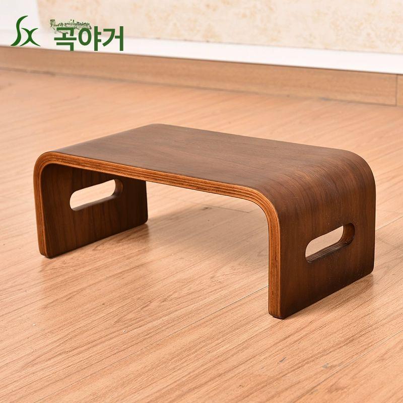 심플 원목 침대책상 접이식 노트북테이블 침대위 탁자  - 상세 이미지 2
