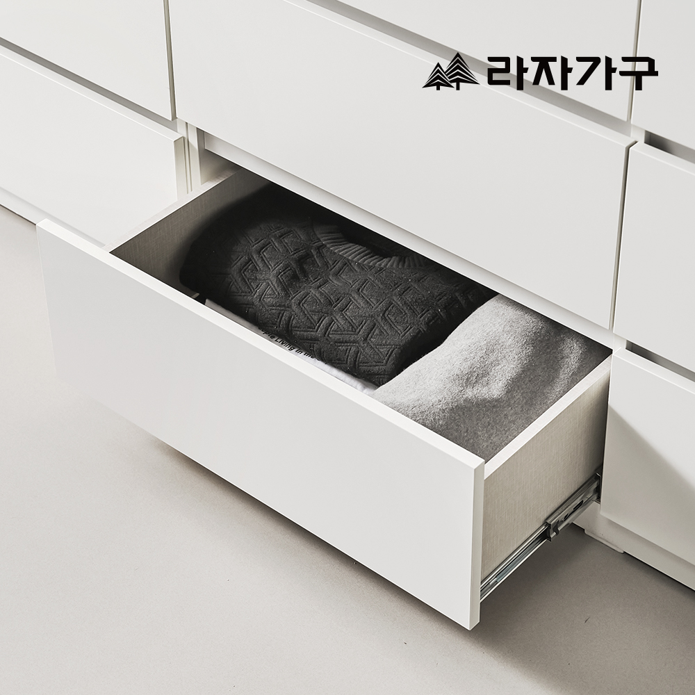 라자가구 조앤 속깊은 광폭 심플 슬림 5단 600 서랍장 드레스룸 원룸 옷 틈새 다용도 수납 이미지 6