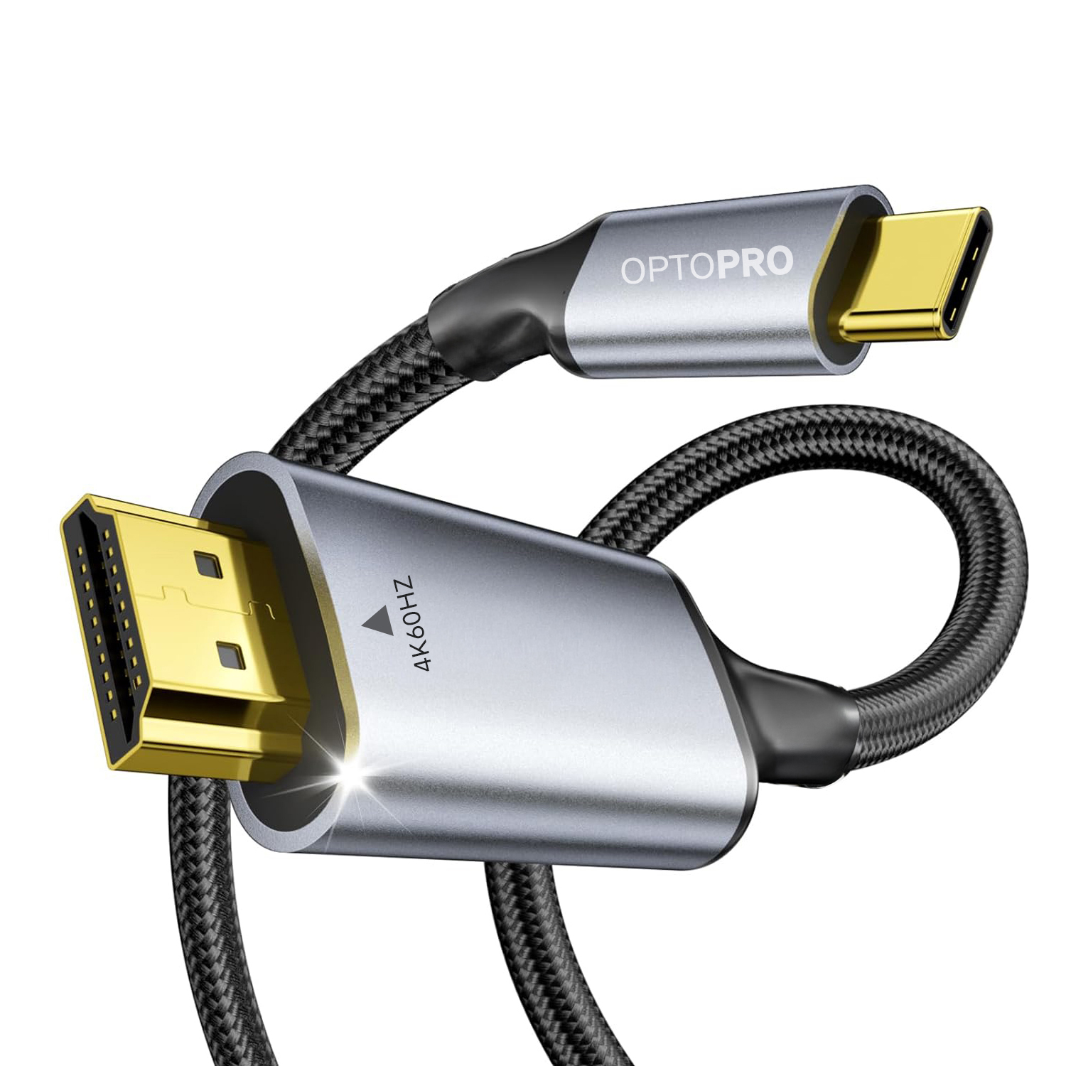 옵토프로 USB C to HDMI 케이블 4K 60Hz 2M - 상품 이미지