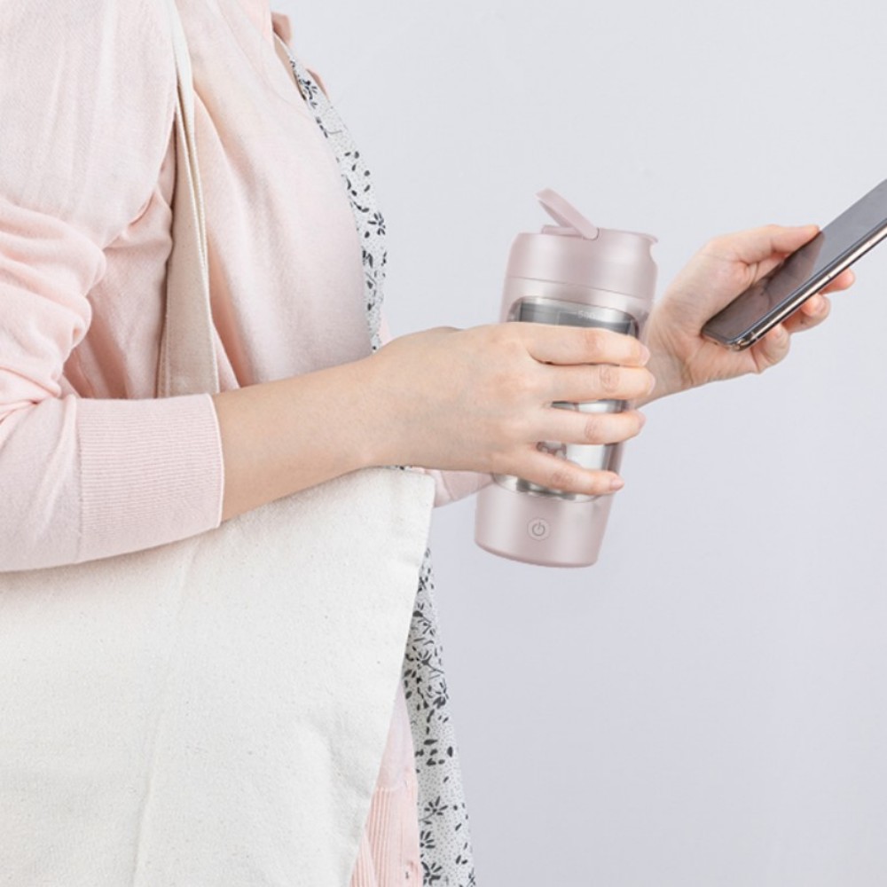 트라이탄 물병 눈금 쉐이커통 보틀 블렌더 헬스 프로틴 단백질 스포츠 전동 650ml 이미지 8
