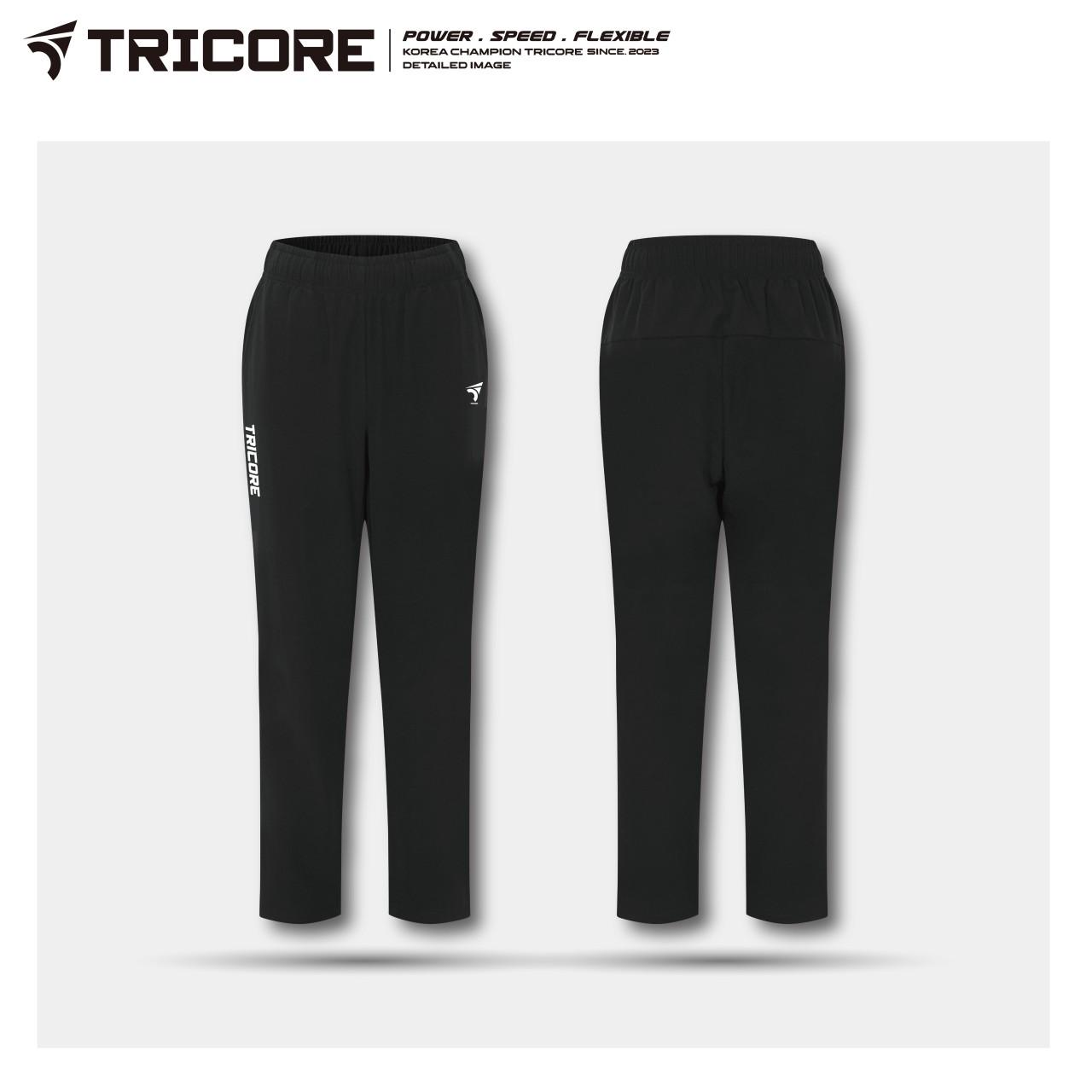 트리코어 배드민턴 트레이닝 바지 긴 오버핏 츄리닝 세트 운동 스포츠 TP10R-7/8006 - 상품 이미지