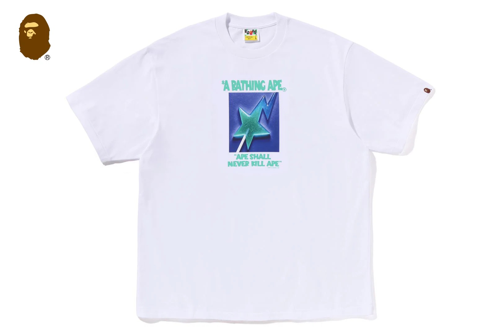 베이프 반팔티 LOLLIPOP STA GRAPHIC RELAXED FIT TEE 1M30-110-336 - 상세 이미지 3