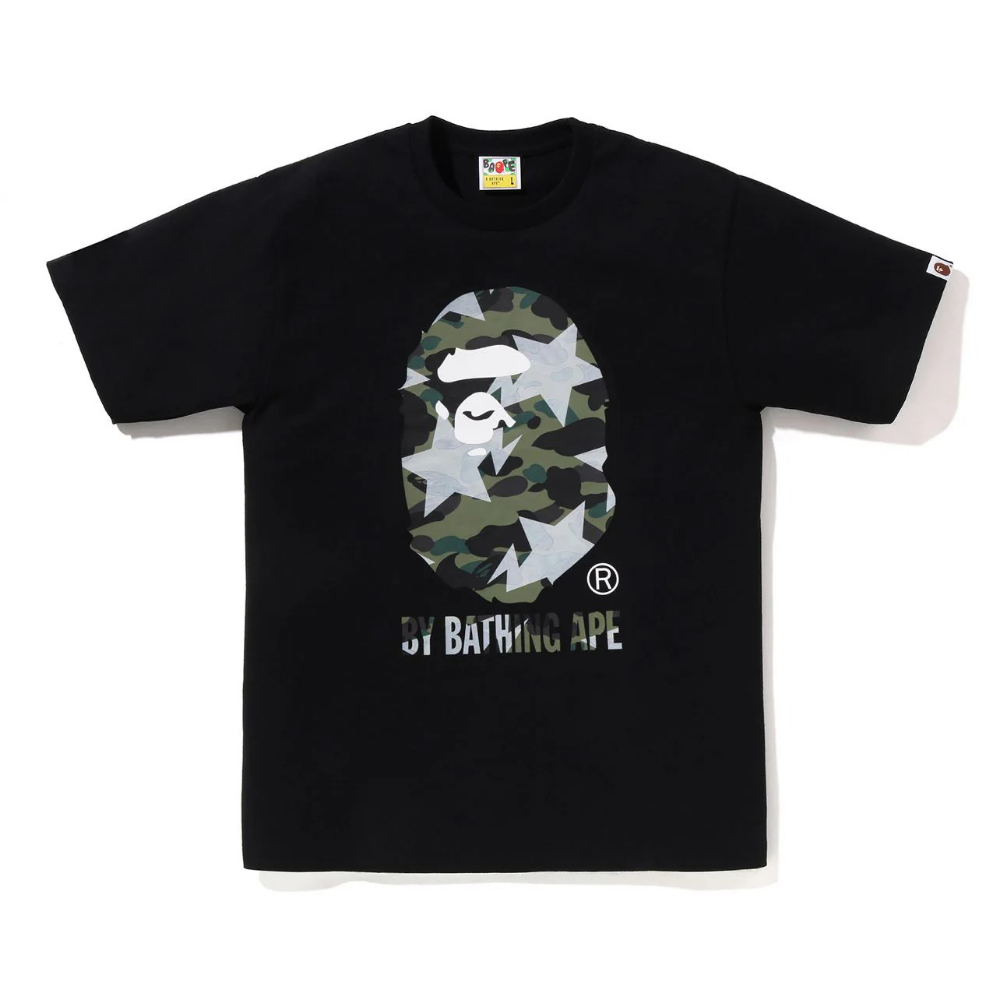 베이프 반팔티 STA OVER PRINT 1ST CAMO BY BATHING APE TEE 1M30-110-023 - 상품 이미지