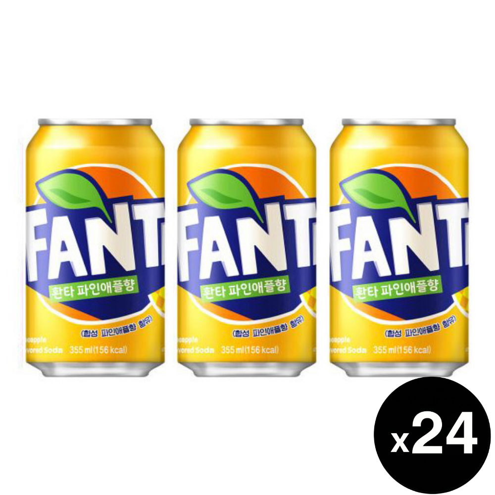 환타 파인애플, 355ml, 24개 - 상품 이미지