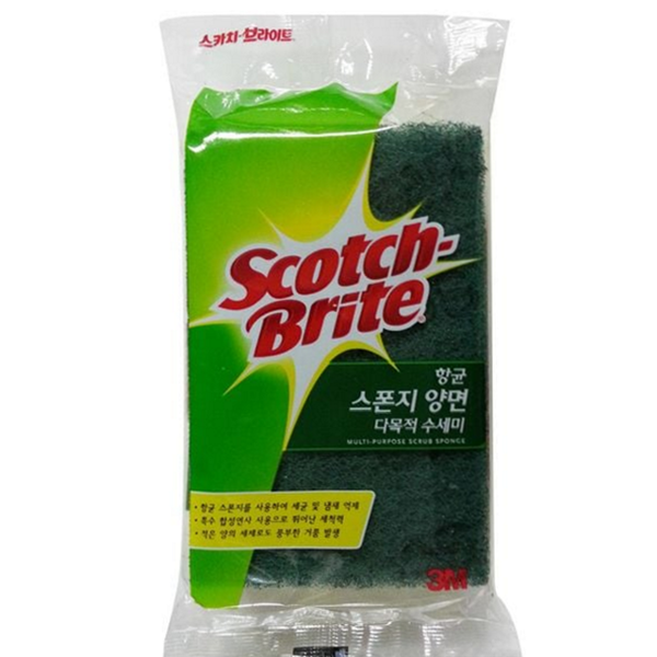다용도 스펀지 수세미 소프트 양면 수세미 찌든때 주방 세척 - 상품 이미지