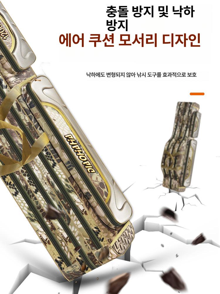 중층 낚시가방 낚시대 배낭 민물 로드 짬낚시 장비 케이스 - 상세 이미지 3
