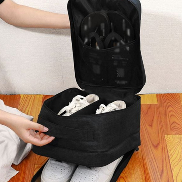 수납 여행용 신발 가방 메쉬 신발 파우치 캐리어 휴대 - 상품 이미지