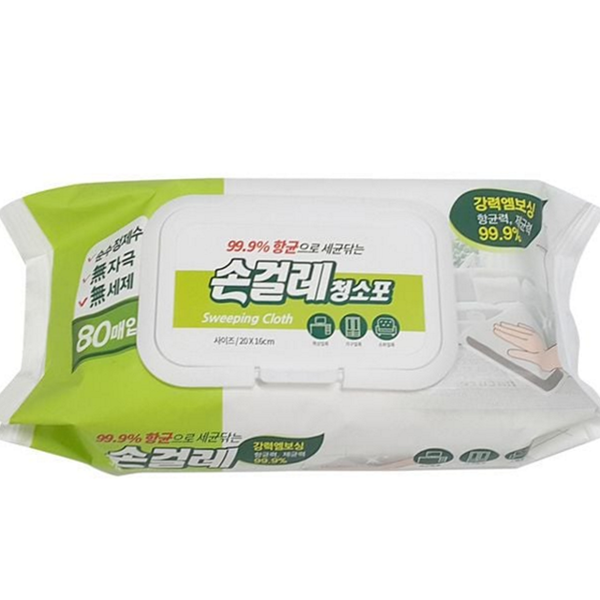 일회용 손걸레 청소포 캡형 엠보싱 청소포 다용도 주방 티슈 욕실 - 상품 이미지