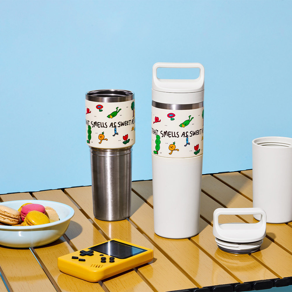 락앤락x벌룬프렌즈 2 in 1 텀블러 600ml - 상세 이미지 5