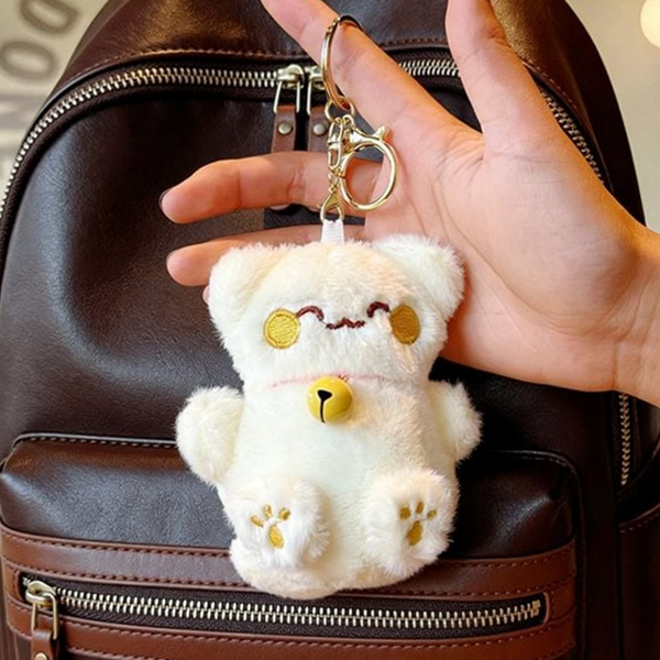 고양이 인형 열쇠고리 장식 가방 열쇠고리 키홀더 - 상품 이미지