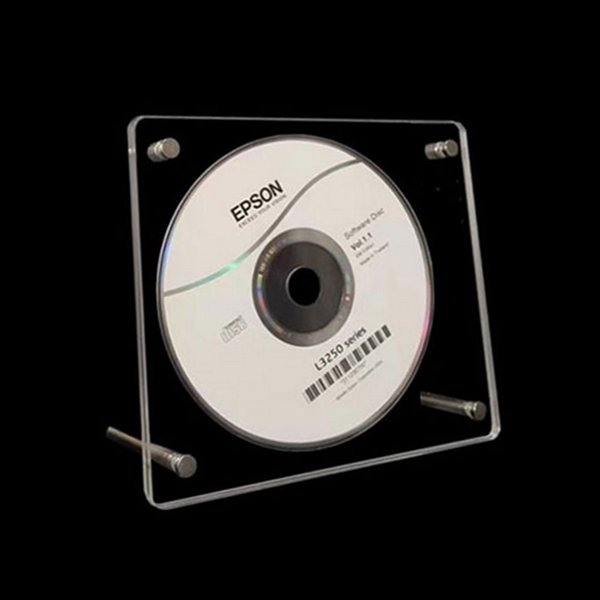 인테리어 아크릴 cd 거치대 음반 아크릴 cd 홀더 데스크 수납함 - 상품 이미지