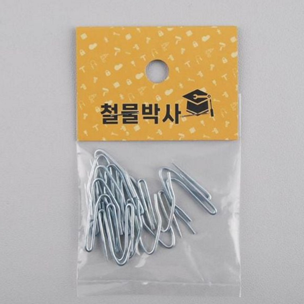 설치핀 커튼용 고정핀 걸이 커튼용 철핀 부자재 부속품 거실 레일 - 상품 이미지