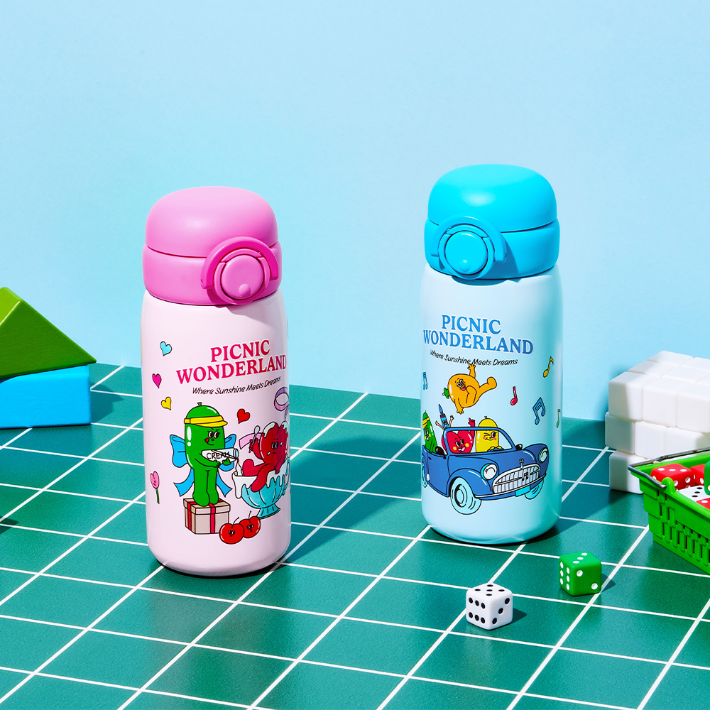 락앤락x벌룬프렌즈 스쿨핏 원터치 스위치캡 텀블러 380ml - 상세 이미지 4