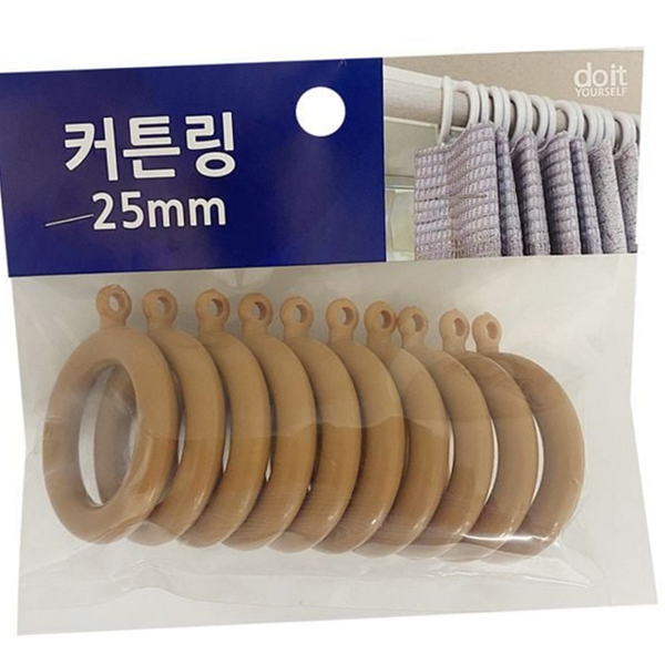 플라스틱 커튼 링 슬라이딩링 커튼 고리 침실 거실 - 상품 이미지