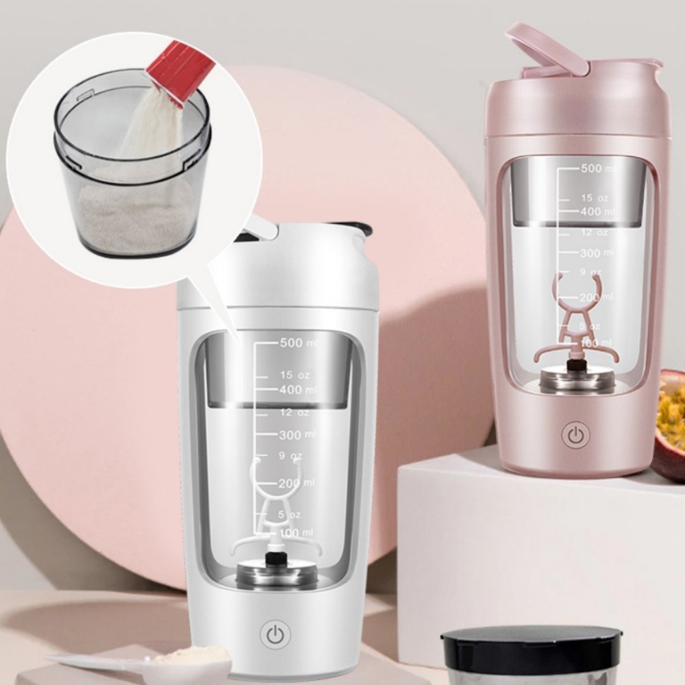 트라이탄 물병 눈금 쉐이커통 보틀 블렌더 헬스 프로틴 단백질 스포츠 전동 650ml 이미지 7