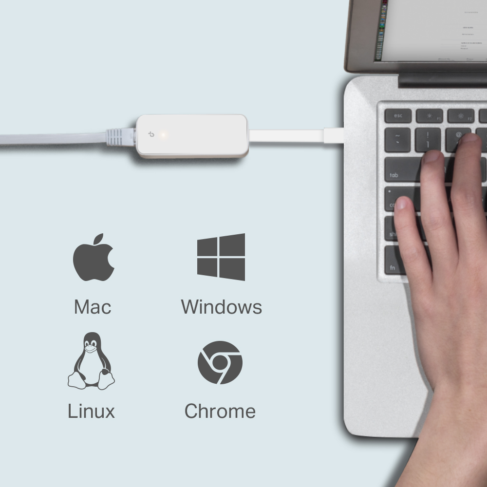 티피링크 UE300C USB3.0 Type-C to 이더넷 기가비트 유선 랜카드 랜선젠더 이미지 6