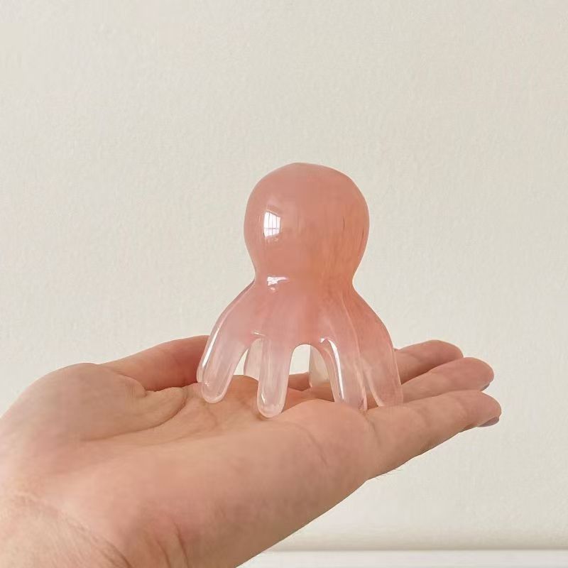 영롱한 문어 괄사 마사지기 두피 마사지 승모근 바디 몸 관리 경락 지압 안마기 - 상세 이미지 3