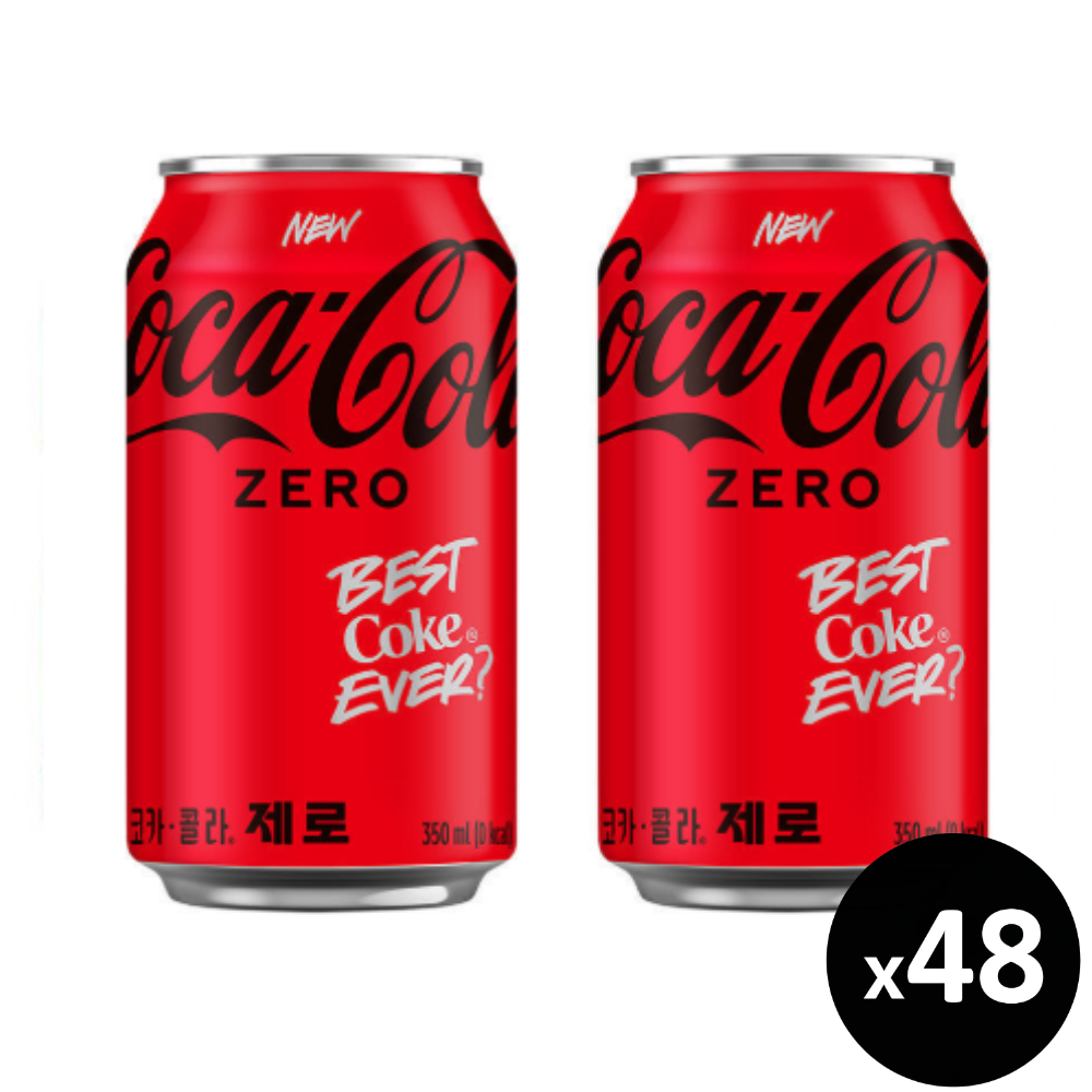 코카콜라 제로, 350ml, 48개